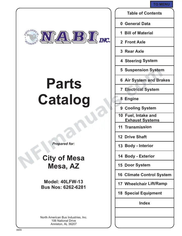 SR9048 (62000) Parts Manual, Mesa AZ first-page preview