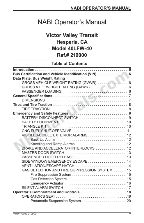 SR9174 (219000) Operator’s Manual, Victory Valley first-page preview
