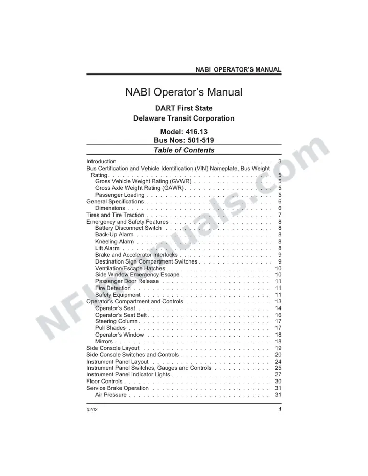 SR9056 (72000) Operator’s Manual, Wilington DE first-page preview