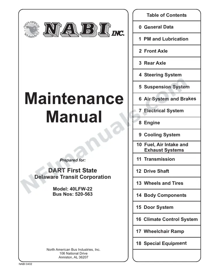 SR9057 (73000) Service Manual, Wilmington DE first-page preview